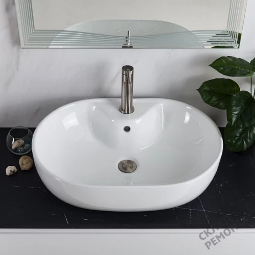 Фото Раковина накладная BelBagno BB1151 60 см купить в Иркутске: цена, описание, фото. Интернет-магазин 5