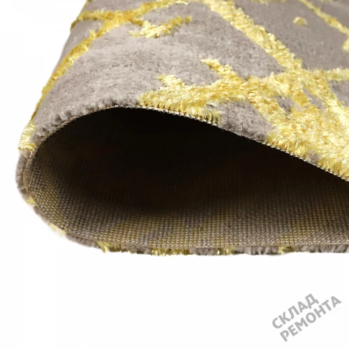 Фото Ковролин Kaplanser Faber 8449 53 Grey/Gold серый – купить в Иркутске: цена, описание, фото. Интернет-магазин 3