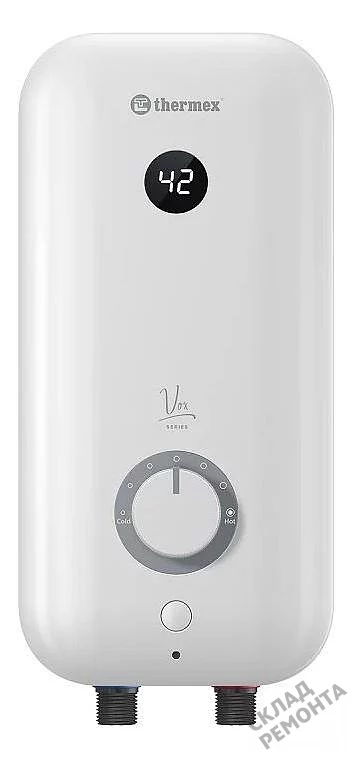 Фото Водонагреватель проточный Thermex Vox 5500 л. – купить в Иркутске: цена, описание, фото. Интернет-магазин 3