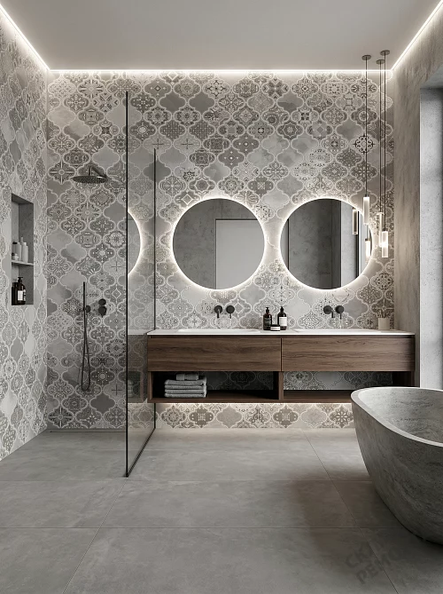 Фото Вставка Azori Талисман серая 201*505 – купить в Иркутске: цена, описание, фото. Интернет-магазин 1