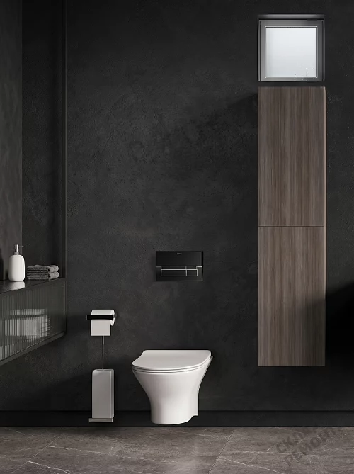 Фото Унитаз подвесной Roca Leon ZRU9307612 безободковый купить в Иркутске: цена, описание, фото. Интернет-магазин 1