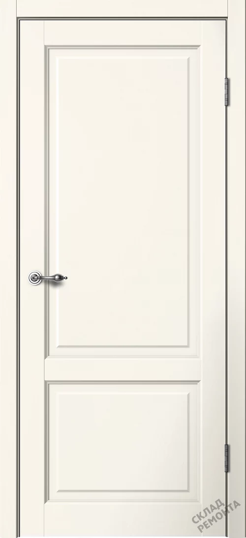 Фото Дверь FlyDoors Классик С02 ваниль, эмалит, без стекла – купить в Иркутске: цена, описание, фото. Интернет-магазин. 1