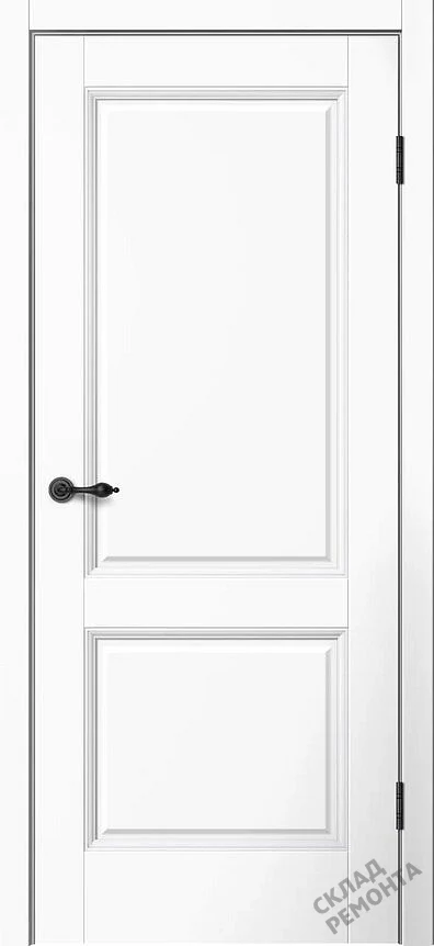 Фото Дверь FlyDoors Аура М M92 эмалит белый, эмалит, без стекла – купить в Иркутске: цена, описание, фото. Интернет-магазин. 1