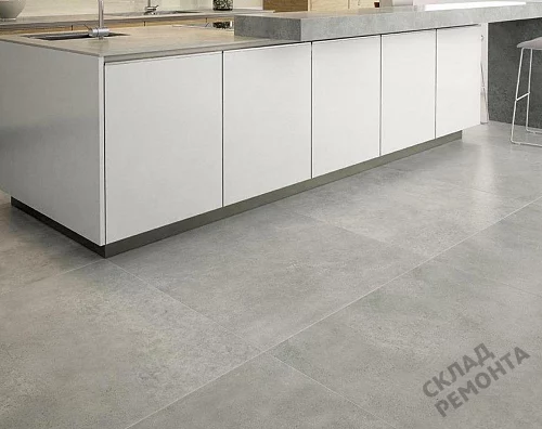 Фото Керамогранит матовый Steppe Ceramics Concrete Grey серый 600*600*9 – купить в Иркутске: цена, описание, фото. Интернет-магазин 3