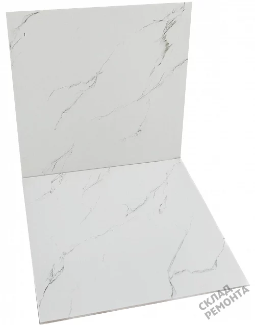 Фото Керамогранит матовый Diamond Ceramics 66D01 белый 600*600*9,5 – купить в Иркутске: цена, описание, фото. Интернет-магазин 3