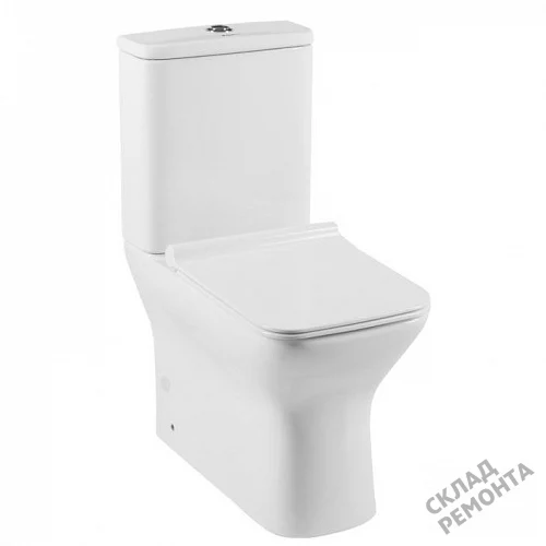 Фото Унитаз напольный Aquanet Cube-C 210759 безободковый купить в Иркутске: цена, описание, фото. Интернет-магазин 5