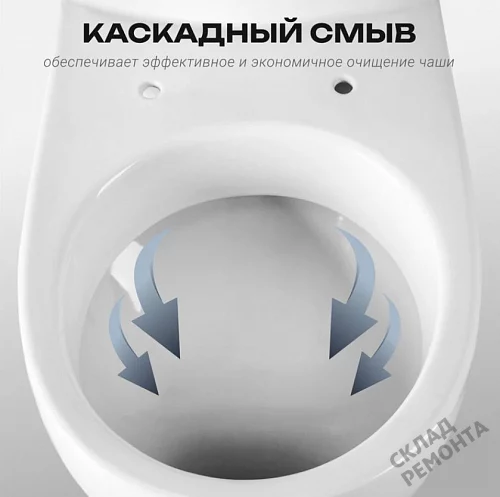 Фото Унитаз компакт напольный Santeri Ультра купить в Иркутске: цена, описание, фото. Интернет-магазин 3