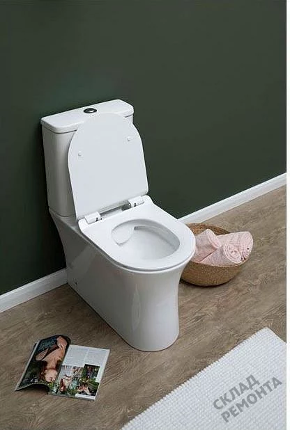Фото Унитаз напольный Aquanet Roll-C 210764 безободковый купить в Иркутске: цена, описание, фото. Интернет-магазин 2