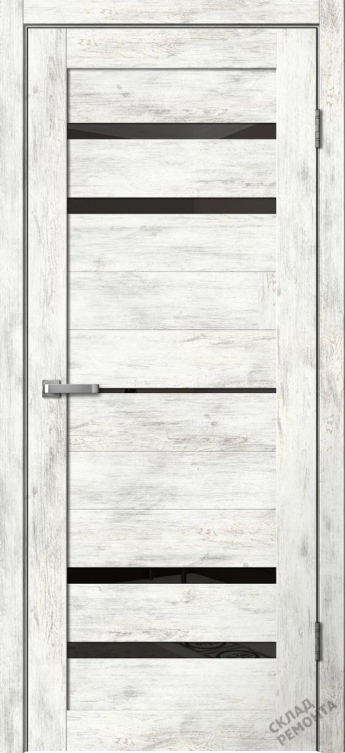 Фото Дверь FlyDoors Барн B03 ель альпийская, ПВХ, черное стекло – купить в Иркутске: цена, описание, фото. Интернет-магазин. 1