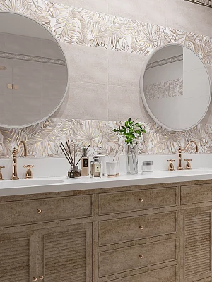 Плитка настенная Alma Ceramica Бонита TWU09BNT404 бежевый 249*500