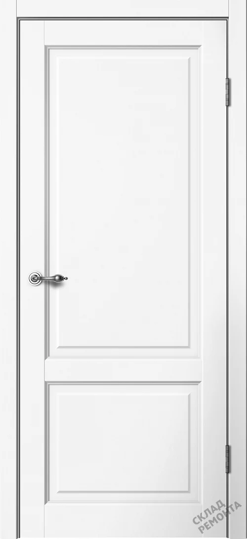 Фото Дверь FlyDoors Классик С02 белый, эмалит, без стекла – купить в Иркутске: цена, описание, фото. Интернет-магазин. 2