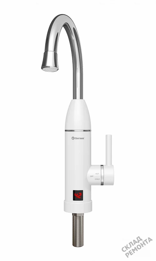 Фото Водонагреватель проточный Thermex Hotty 3000, 3 кВт – купить в Иркутске: цена, описание, фото. Интернет-магазин 1