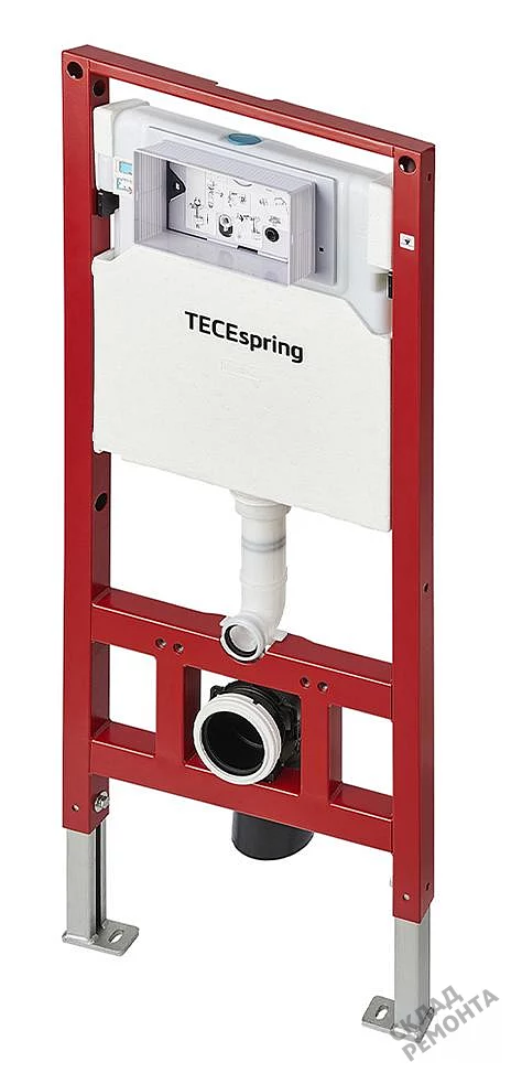 Фото Инсталляция для подвесного унитаза Tecespring S401104 с кнопкой купить в Иркутске: цена, описание, фото. Интернет-магазин 2