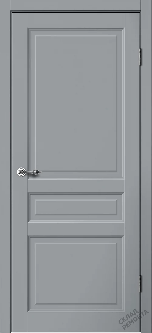 Фото Дверь FlyDoors Классик С03 серый, эмалит, без стекла – купить в Иркутске: цена, описание, фото. Интернет-магазин. 2