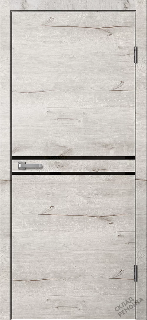 Фото Дверь FlyDoors Лофт LF03 (кромка с 4-х строн) дуб арктик, ПВХ, АБС-пластик – купить в Иркутске: цена, описание, фото. Интернет-магазин. 2