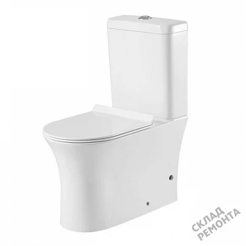 Фото Унитаз напольный Aquanet Roll-C 210764 безободковый купить в Иркутске: цена, описание, фото. Интернет-магазин 7