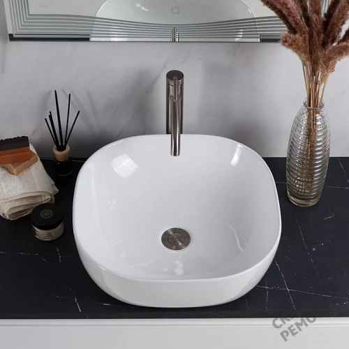Фото Раковина накладная BelBagno BB1301 42.5 см купить в Иркутске: цена, описание, фото. Интернет-магазин 5