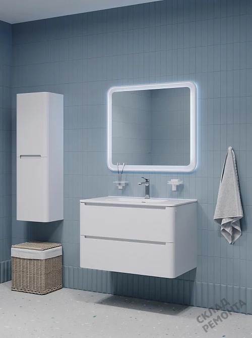 Фото Пенал подвесной Iddis Эдифис EDI35W0i97, белый купить в Иркутске: цена, описание, фото. Интернет-магазин 1