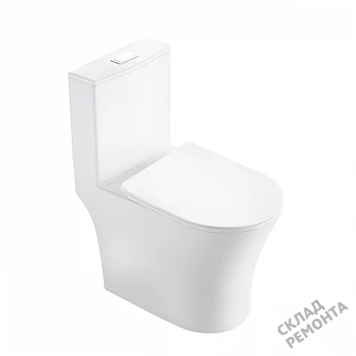 Фото Унитаз напольный Grossman Thin Rim GR-5607SQ купить в Иркутске: цена, описание, фото. Интернет-магазин 3