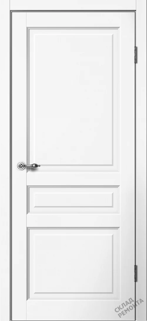 Фото Дверь FlyDoors Классик С03 белый, эмалит, без стекла – купить в Иркутске: цена, описание, фото. Интернет-магазин. 2