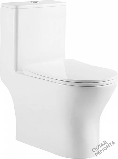 Фото Унитаз моноблок BelBagno Lounge BB8618CPR-MN/SC безободковый купить в Иркутске: цена, описание, фото. Интернет-магазин 4