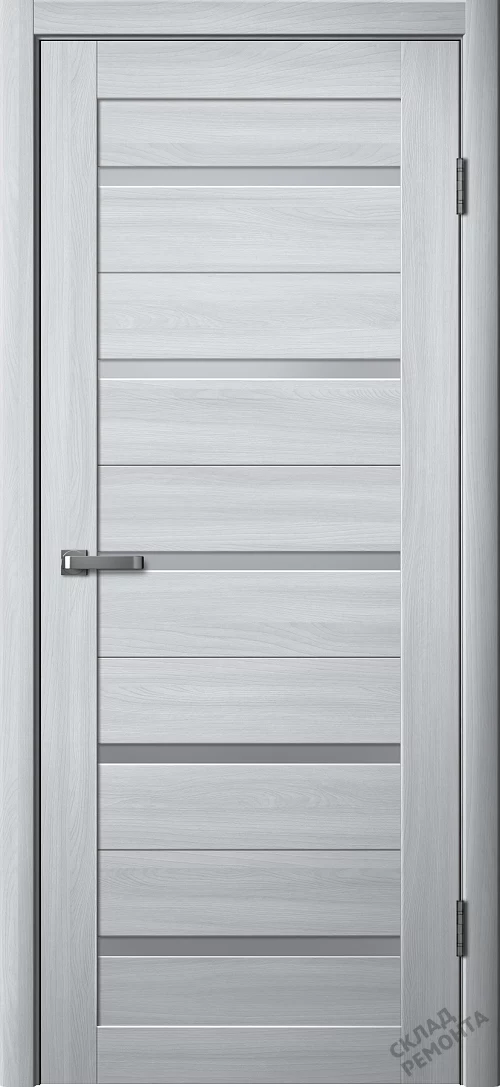 Фото Дверь FlyDoors Ла Стелла 206 ясень пепельный, экошпон, матовое стекло – купить в Иркутске: цена, описание, фото. Интернет-магазин. 1