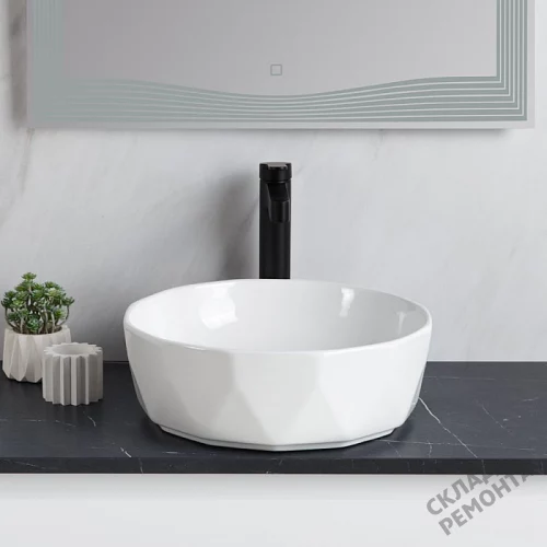 Фото Раковина накладная BelBagno BB1409 41 см купить в Иркутске: цена, описание, фото. Интернет-магазин 6