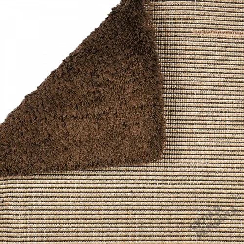 Фото Ковролин OZ Kaplan Gold Shaggy 01800A d. brown коричневый – купить в Иркутске: цена, описание, фото. Интернет-магазин 4