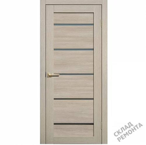 Фото Дверь FlyDoors Лайт Дорс L26 ясень, микрофлекс, матовое стекло – купить в Иркутске: цена, описание, фото. Интернет-магазин. 1