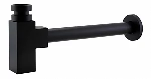 Сифон BelBagno BB-SMQ2-NERO, для раковины