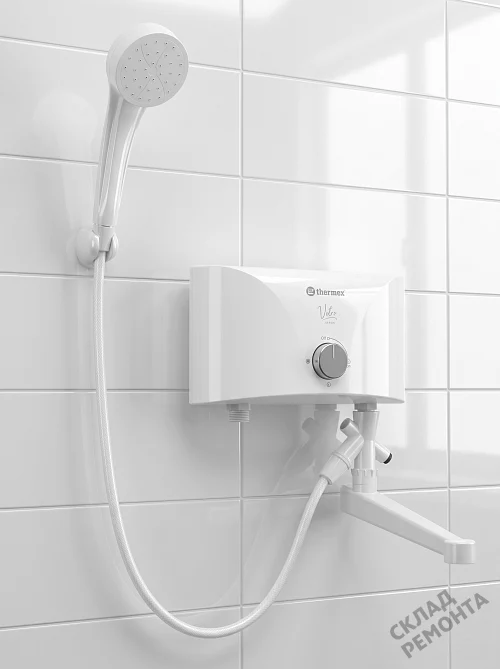 Фото Водонагреватель проточный Thermex Vetro 5500 combi – купить в Иркутске: цена, описание, фото. Интернет-магазин 1