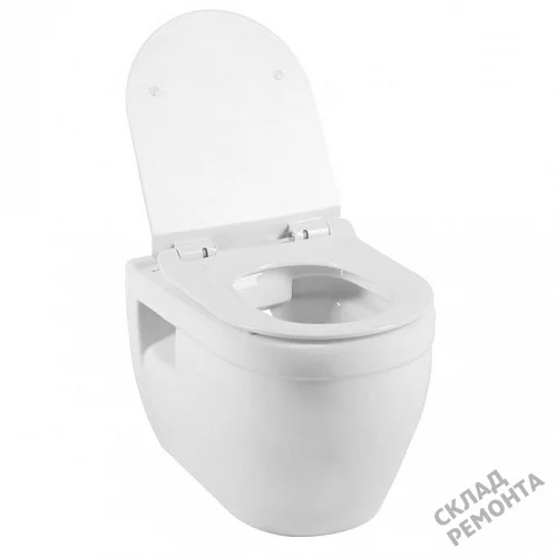 Фото Унитаз подвесной Aquanet Glide-W (210772) безободковый купить в Иркутске: цена, описание, фото. Интернет-магазин 3