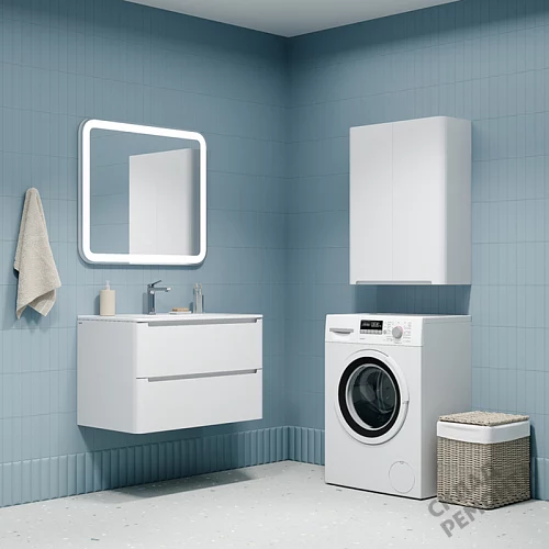 Фото Шкаф подвесной Iddis Эдифис EDI60W0i97, белый купить в Иркутске: цена, описание, фото. Интернет-магазин 4