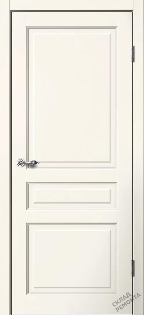 Фото Дверь FlyDoors Классик С03 ваниль, эмалит, без стекла – купить в Иркутске: цена, описание, фото. Интернет-магазин. 1