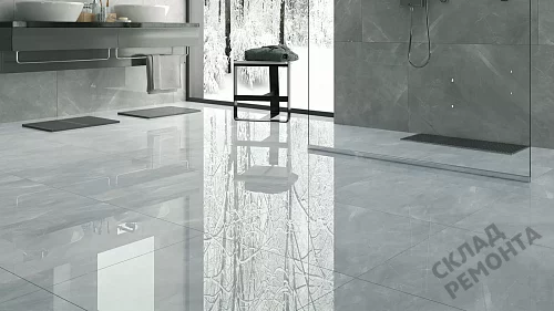 Фото Керамогранит матовый Steppe Ceramics Pulpis Grey серый 600*1200*10 – купить в Иркутске: цена, описание, фото. Интернет-магазин 4