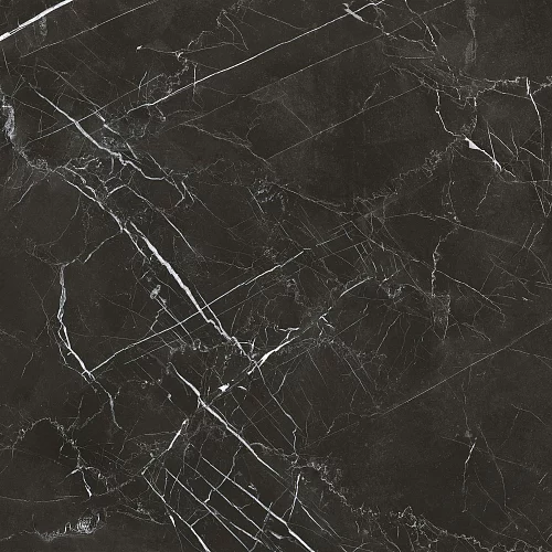 Фото Керамогранит матовый Steppe Ceramics Royal Black черный 600*600*9,5 – купить в Иркутске: цена, описание, фото. Интернет-магазин 2