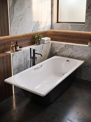 Ванна чугунная Универсал Сибирячка (с отв. под ручки) 180*80 
