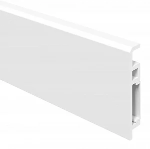 Плинтус ПВХ Aberhof Luxe 476-7 орхидея белая