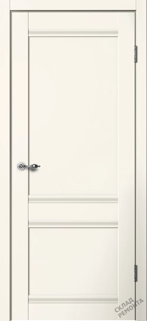 Фото Дверь FlyDoors Классик С01 ваниль, эмалит, без стекла – купить в Иркутске: цена, описание, фото. Интернет-магазин. 1