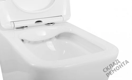 Фото Унитаз подвесной BelBagno Due 2.0 BB7107CHR/SC безободковый купить в Иркутске: цена, описание, фото. Интернет-магазин 5