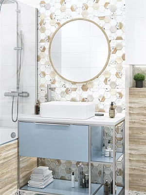 Плитка настенная Alma Ceramica Билбао TWU09BLB014 разноцветный 249*500