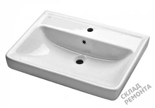 Фото Раковина на тумбу Dreja Q 60 191638, 60 см купить в Иркутске: цена, описание, фото. Интернет-магазин 2