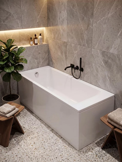 Фото Ванна акриловая Roca Easy ZRU9302904 без гидромассажа 150*70  купить в Иркутске: цена, описание, фото. Интернет-магазин 1