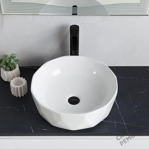 Фото Раковина накладная BelBagno BB1409 41 см купить в Иркутске: цена, описание, фото. Интернет-магазин 5