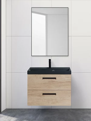 Зеркало подвесное BelBagno SPC-AL-600-800 Nero 60 без подсветки, черный