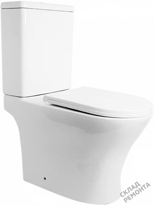 Фото Унитаз компакт напольный Calypso CS4851UQ-TK(OK) безободковый купить в Иркутске: цена, описание, фото. Интернет-магазин 2