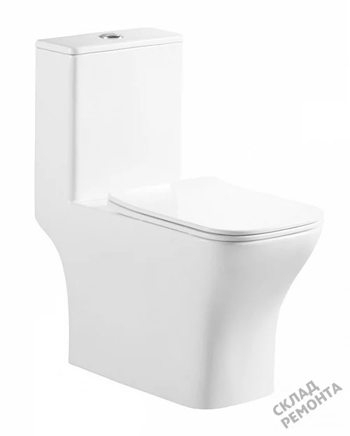 Фото Унитаз моноблок BelBagno Neon BB8617CPR-MN/SC безободковый купить в Иркутске: цена, описание, фото. Интернет-магазин 3