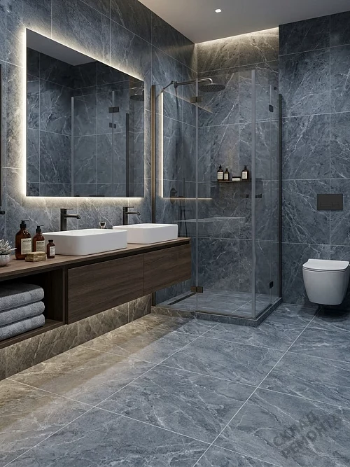 Фото Керамогранит матовый Diamond Ceramics 66N26 серый 600*600*9,5 – купить в Иркутске: цена, описание, фото. Интернет-магазин 1