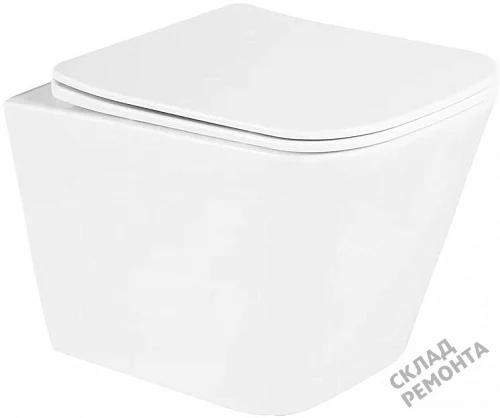 Фото Унитаз подвесной ODA Galeon-3103 (торнадо) безободковый купить в Иркутске: цена, описание, фото. Интернет-магазин 2