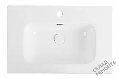 Фото Раковина на тумбу Aquanet Flat 70 (284027), 71 см купить в Иркутске: цена, описание, фото. Интернет-магазин 1